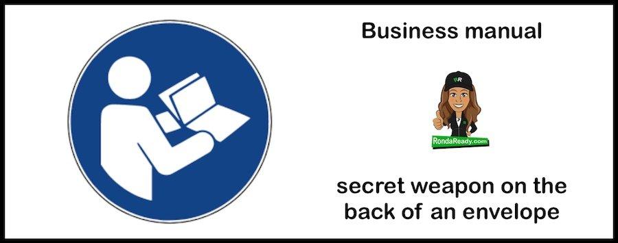 Business manual secret weapon