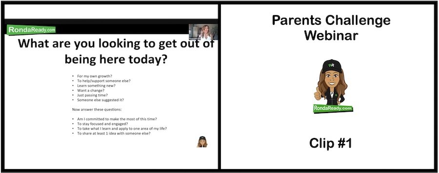 Parents challenge webinar 1