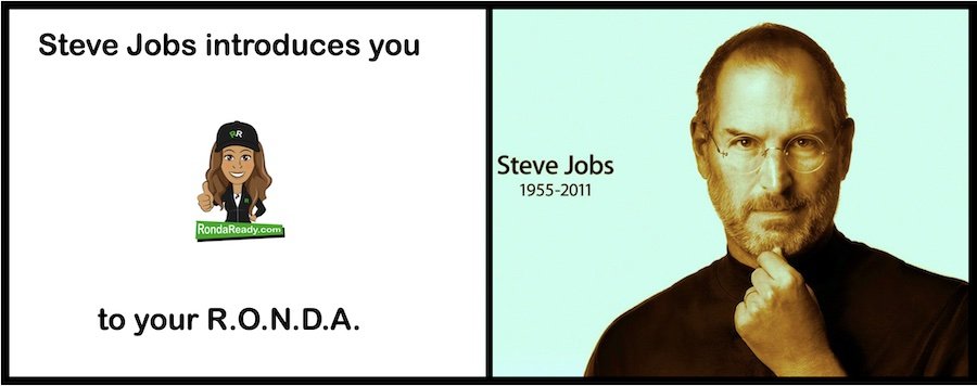 Steve Jobs introduces you to your R.O.N.D.A.