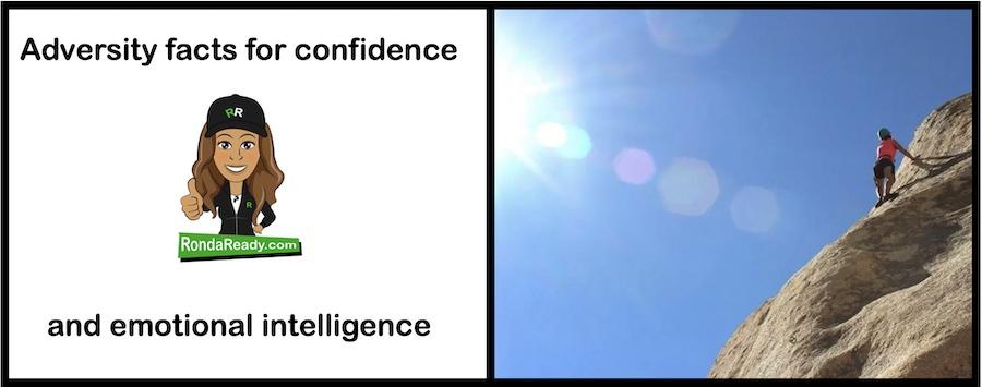 Adversity facts for confidence and emotional intelligence
